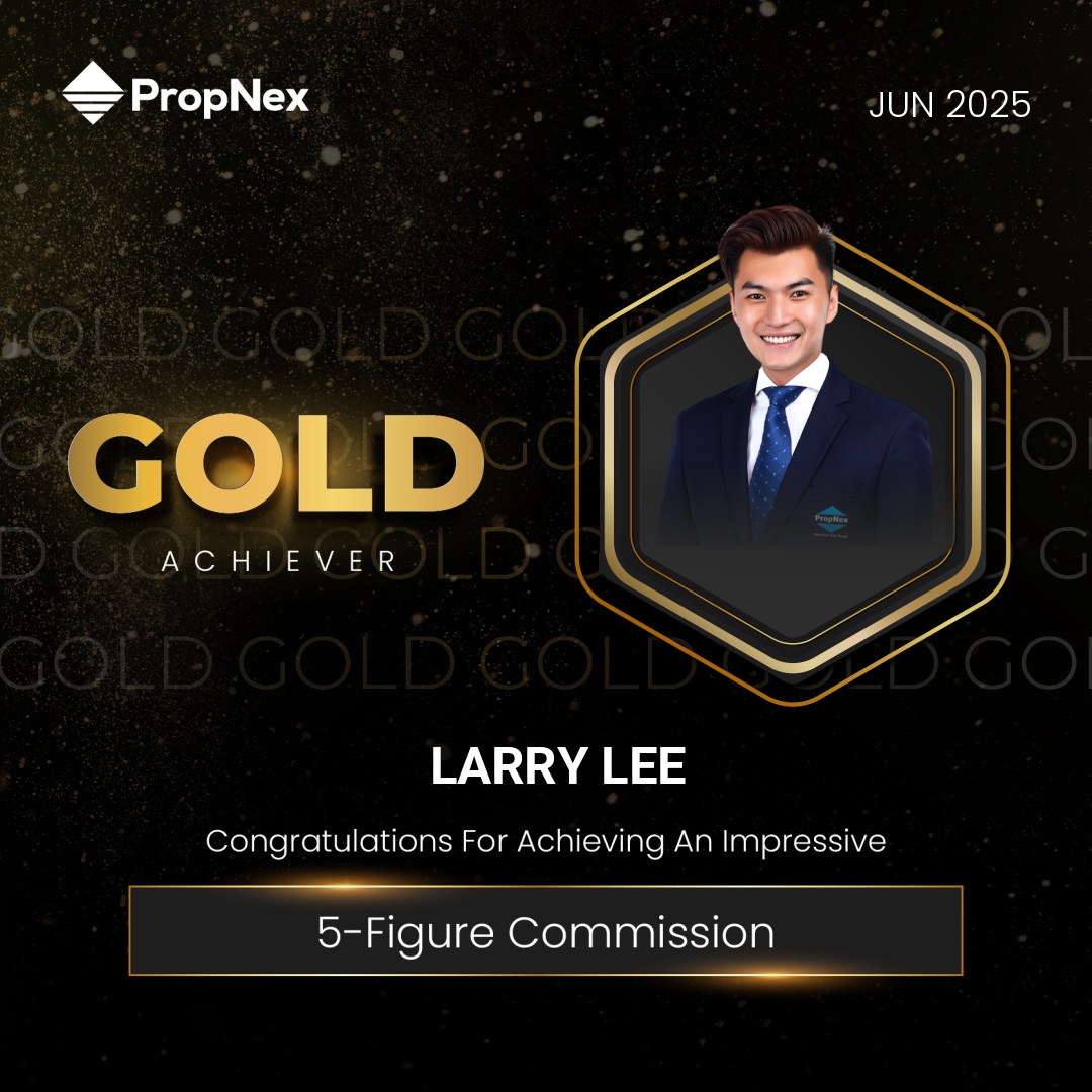 PropNex Gold Achiever — May 2025