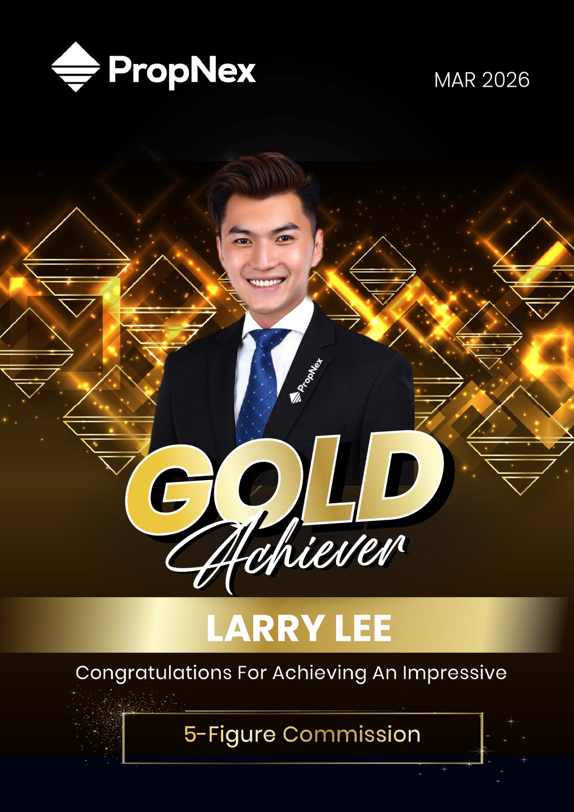 PropNex Gold Achiever — June 2025